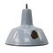 Lámpara colgante industrial vintage esmaltada de Philip, Imagen 1