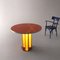 Reflective Collection Round Red Table by Sebastiano Bottos for Bottos Design Italia, Image 4