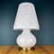 Grande Lampe de Bureau Swirl Mushroom de Murano Vetri, Italie, 1970s 1