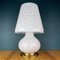 Large Swirl Mushroom Table Lamp from Murano Vetri, Italy, 1970s, Image 1