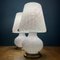 Murano Glass Mushroom Table Lamps, Italy, 1970s, Set of 2, Image 9