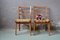 Vintage Oak Dining Chairs, Set of 2 3