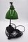 Beautiful Green Industrial Lamp (30s) – Bauhaus Style, Image 3