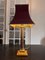 Empire Brass Column Lamp, Image 3