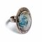 Jasper and Silver Ring by Kupittaan Kulta, Finland 1