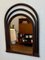 Mid-Century Wall Mirror With Wooden Frame, 1950s, Image 1