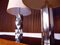 Lámparas de mesa italianas esculturales de metal cromado, años 60. Juego de 2, Imagen 4