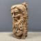 Carved Wooden Head of Man with Beard 4