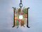Brutalist Style Chandelier in Glass Metal from Poliarte Longobard, 1960s 8