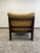 Vintage Chair in Wood and Leather from Maison Regain, 1960s, Image 4