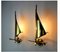 Mid-Century Italian Sailboat Sconces in Brass, 1950s, Set of 2 4