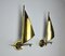Mid-Century Italian Sailboat Sconces in Brass, 1950s, Set of 2, Image 6