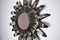 Italian Silvered Sun Mirror with Silver Leaf from Forge, 1970 3
