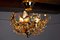 Italienische Deckenlampe aus geschliffenem Glas von Oscar Torlasco für Stilkronen, 1980 4