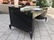 Large Art Deco Desk in in Lacquer & Black Parchment Leather by Assi D´asolo, Italy 14
