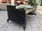 Large Art Deco Desk in in Lacquer & Black Parchment Leather by Assi D´asolo, Italy, Image 14