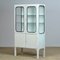 Vintage Glass & Iron Medical Cabinet, 1970s 1