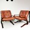 Norwegian Armchairs in Leather by I. Rolling, Westnof, 1970s, Set of 2, Image 2