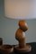 Lampe de Bureau Sculpturale Scandinave en Bois Organique, 1970s 8