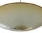 Mid-Century Art Deco Pendant Light in Brass and Glass, 1950s 12