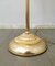 Floor Lamp in Brass, Aluminum & Golden Silk Metal, Italy, 1980s 11