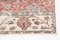 Vintage Runner Rug with Faded Red Floral 10