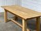 French Square Leg Bleached Oak Farmhouse Dining Table, Image 12