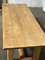 French Square Leg Bleached Oak Farmhouse Dining Table 2