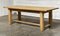 French Square Leg Bleached Oak Farmhouse Dining Table, Image 13