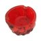 Posacenere Mid-Century in vetro di Murano rosso, Immagine 6