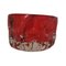Posacenere Mid-Century in vetro di Murano rosso, Immagine 5