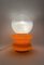 Space Age Orange Murano Glass Table Lamp by Carlo Nason for AV Mazzega, 1970s 4