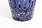 Italian Blue & Red Patterned Ceramic Vase, 1970s, Image 6