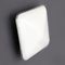 Square White Glass Wall Light by Roberto Toso & Renato Pamio for Leucos, 1980s 3