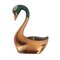 Mid-Century Porcelain Swan in 24k Gold from Artlynsa. Spain 1