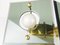 Mid-Century Italian Brass and Smoked Glass Sconce from Cristal Art 2