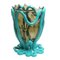 Vase Fumè et Turquoise Mat par Gaetano Pesce pour Fish Design 2