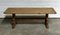 French Bleached Oak Farmhouse Dining Table, Image 4