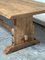 French Bleached Oak Farmhouse Dining Table, Image 21