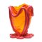 Vaso Indian Summer arancione e fucsia opaco di Gaetano Pesce per Fish Design, Immagine 1