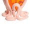 Vaso Indian Summer arancione e rosa pastello di Gaetano Pesce per Fish Design, Immagine 3