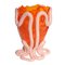 Clear Orange and Pastel Pink Indian Summer Vase by Gaetano Pesce for Fish Design 1