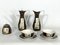 Mid-Century Ceramic Teapot Set by Alfa Ceramiche, Italy, 1950s, Set of 8 4