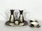 Mid-Century Ceramic Teapot Set by Alfa Ceramiche, Italy, 1950s, Set of 8 8