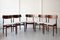 Sedie da pranzo Mid-Century in palissandro, Danimarca, set di 5, Immagine 2