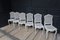 French White Chairs, Set of 6 7