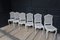 French White Chairs, Set of 6, Image 7