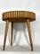 Moderner italienischer Mid-Century Beistelltisch aus Holz & Spiegelglas, 1940er 16