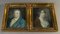 Portrait Gemälde von Jean Pierre Casadbon & Christine Lerient, 1800er, Pastell, Gerahmt, 2er Set 1