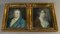 Portrait Paintings of Jean Pierre Casadabon & Christine Lerient, 1800s, Pastel, Framed, Set of 2 1